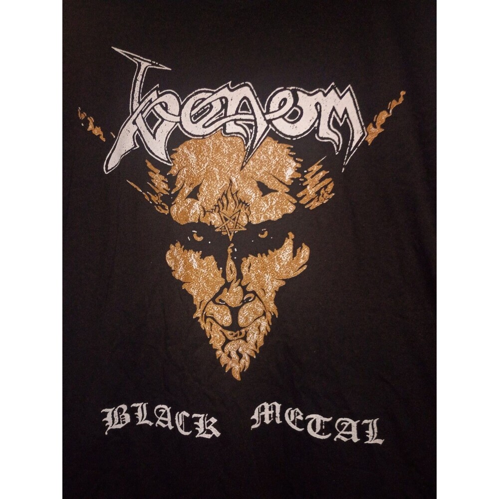 Rare black metal venom band tee rock size SMALL - Picture 2 of 2